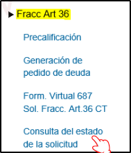 Fraccionamiento-ART36-Consultar-Estado